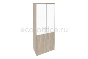 Шкаф высокий широкий Оникс O.ST-1.2 R white Дуб Аттик фото