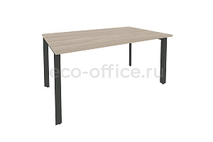 Стол переговорный (1 столешница) Оникс O.MP-PRG-1.4 Дуб Аттик / Антрацит металл фото