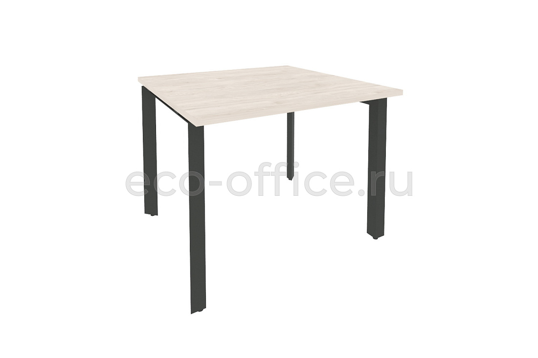 Стол переговорный (1 столешница) ONIX O.MP-PRG-1.1 Денвер Светлый / Антрацит металл купить в Самаре