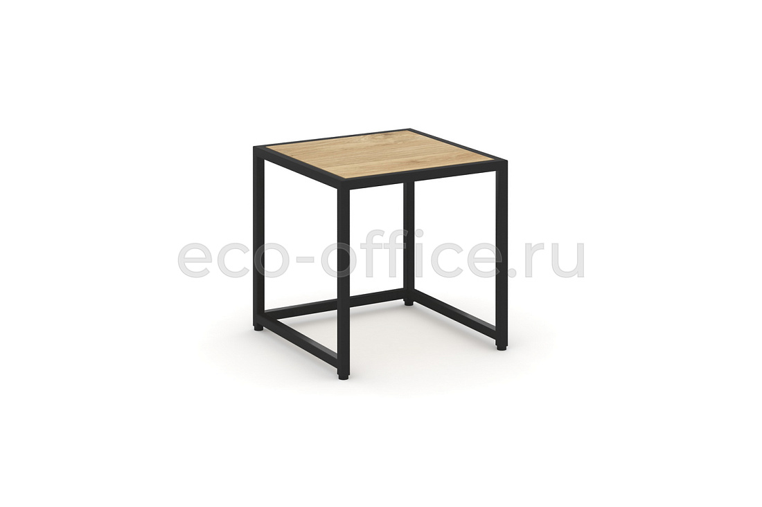 Стол журнальный LOFT VR.L-SJK-40 Тиквуд Светлый / Чёрный металл купить в Самаре