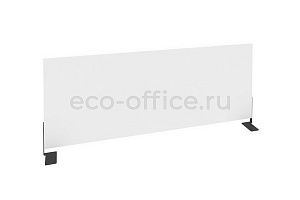 Экран боковой (ЛДСП) Оникс O.EKR-98 Белый Бриллиант / Антрацит металл фото