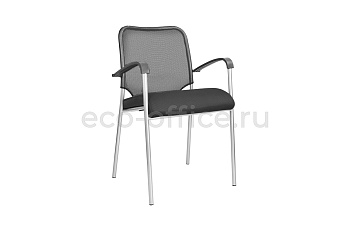 Стул посетителя AMIGO Silver ARM 450891/TA17T01 Чёрная сетка купить в Самаре