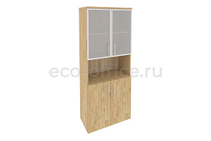 Шкаф высокий широкий Оникс O.ST-1.4 R Тиквуд Светлый фото