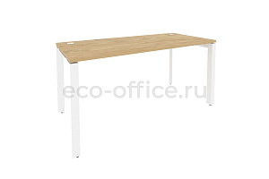 Стол рабочий на П-образном м/к Оникс O.MP-SP-4.7 Тиквуд Светлый / Белый металл фото
