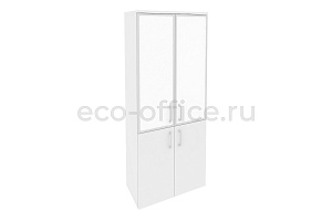 Шкаф высокий широкий Оникс O.ST-1.2 R white Белый Бриллиант фото