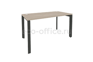 Стол рабочий на П-образном м/к Оникс O.MP-SP-3.7 Дуб Аттик / Антрацит металл фото