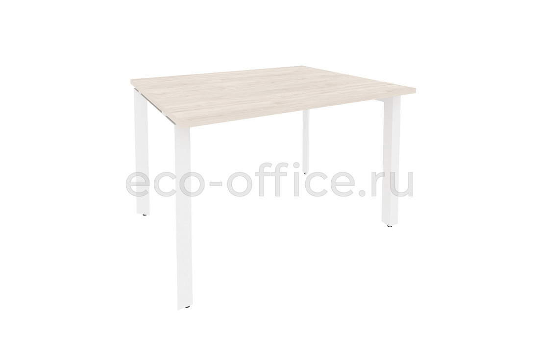 Стол переговорный (1 столешница) ONIX O.MP-PRG-1.2 Денвер Светлый / Белый металл  купить в Самаре