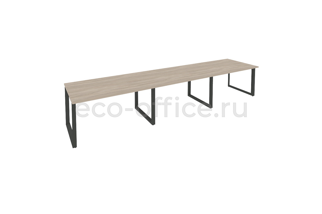 Стол переговорный (3 столешницы) ONIX O.MO-PRG-3.3 Дуб Аттик / Антрацит металл  купить в Самаре