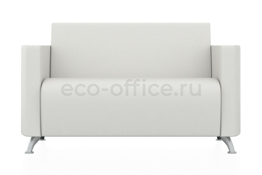 Двухместный диван СИТИ экокожа Euroline 920 Ультра белый купить в Самаре