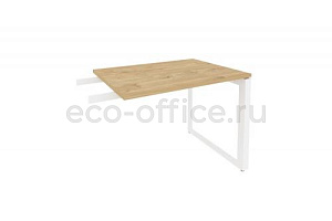Брифинг-приставка на О-образном м/к Оникс O.MO-BR-9 Тиквуд Светлый / Белый металл фото