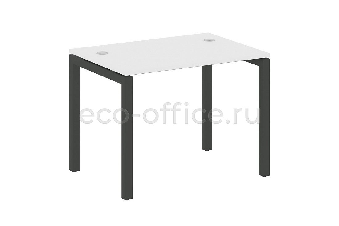 Стол письменный METAL SYSTEM QUATTRO 5x5 50БП.СП-1 Белый / Антрацит металл купить в Самаре