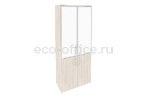 Шкаф высокий широкий Оникс O.ST-1.2 R white Денвер Светлый фото
