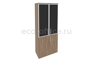 Шкаф высокий широкий Оникс O.ST-1.2 R black Дуб Аризона фото