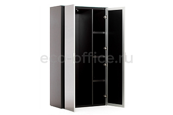 Гардероб 2 двери GALA NEWLIB2/899 + LIBSH/899 BLACK GLASS купить в Самаре