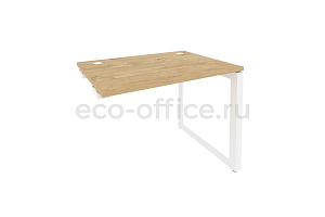 Стол-приставка на O-образном м/к к опорным элементам Оникс O.MO-SPR-1.7 Тиквуд Светлый / Белый металл фото