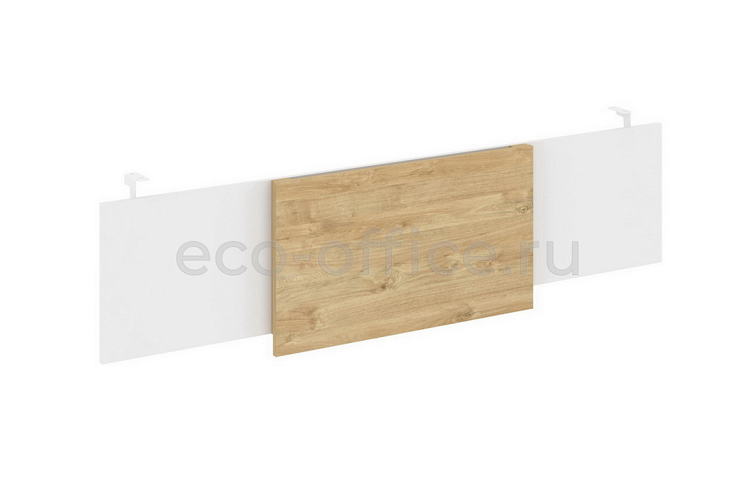 Царга для стола руководителя L1980 ONIX WOOD DIRECT O.M-CSR-6 Белый Бриллиант / Тиквуд Светлый / Белый металл купить в Самаре