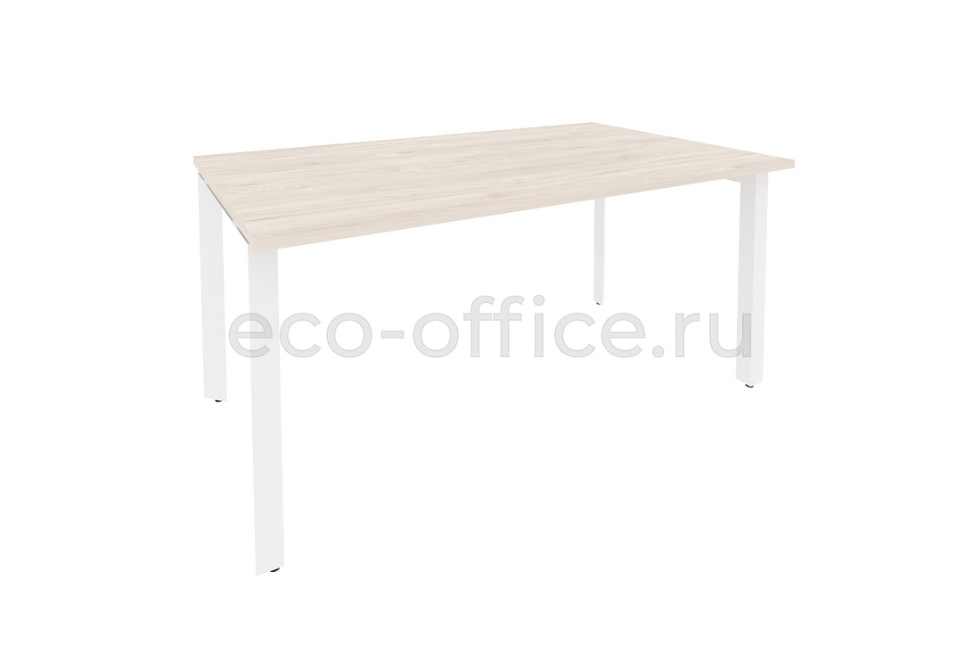 Стол переговорный (1 столешница) ONIX O.MP-PRG-1.4 Денвер Светлый / Белый металл  купить в Самаре
